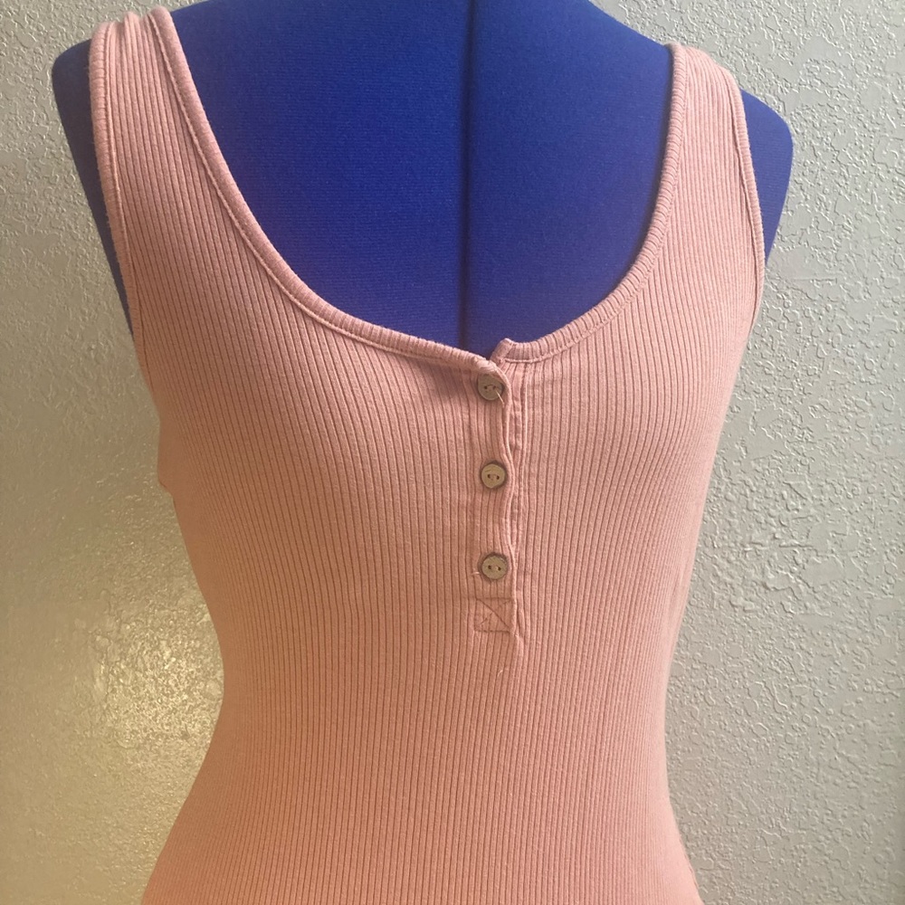 Pink mini dress